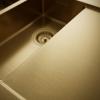Pure.Sink Exclusivo Gold 1.5 sink with draining board 100x52 cm Tapwing left PEX3418100LT-60